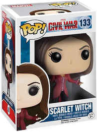 POP! Marvel #133: Captain America Civil War - Scarlet Witch (Funko POP! Bobble-Head) Figure and Box w/ Protector