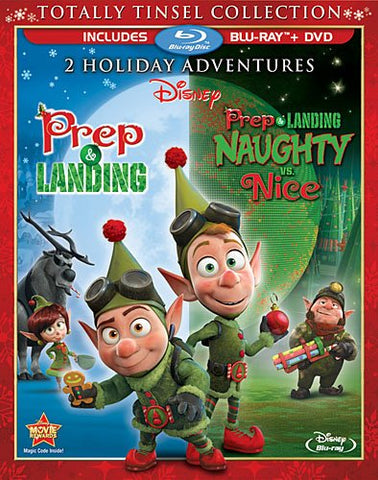 Prep & Landing / Prep & Landing: Naughty vs. Nice (Blu Ray + DVD) Pre-Owned