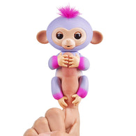Fingerlings Baby Monkey - Sydney (Purple with Pink Accents) - Interactive Baby Pet  - NEW