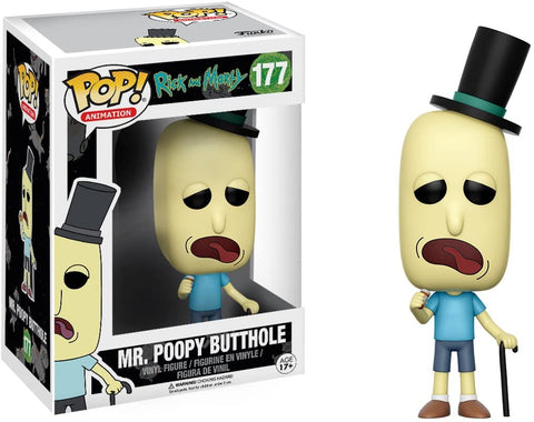 POP! Animation #177: Rick and Morty - Mr. Poopy Butthole (Funko POP!) Figure and Box w/ Protector