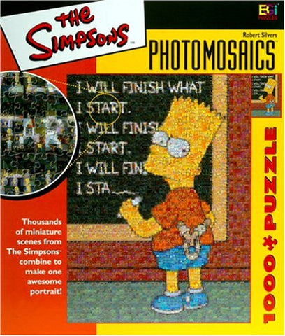 Simpsons Photomosaics Jigsaw Puzzle 1026pc - Bart (Card and Board Games) NEW
