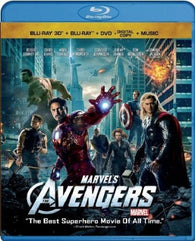 The Avengers (Marvel's) (3 Disc Combo) (2012) (Blu Ray / Blu Ray 3D / DVD Combo - Movie) Pre-Owned: Discs and Case