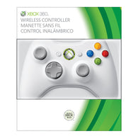 Official Microsoft Wireless Controller - Special Edition White (Xbox 360 Accessory) Pre-Owned