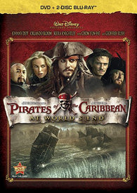 Pirates Of The Caribbean: At World's End (Blu Ray + DVD Combo) Pre-Owned: Discs and Case