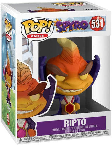 POP! Games #531: Spyro - Ripto (Funko POP!) Figure and Box w/ Protector