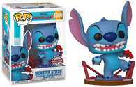 POP! Disney #1049: Lilo & Stitch - Monster Stitch (FYE Exclusive) (Funko POP!) Figure and Box w/ Protector