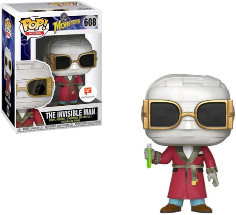 POP! Movies #608: Universal Studios Monsters - The Invisible Man (Wal-Greens Exclusive) (Funko POP!) Figure and Box w/ Protector