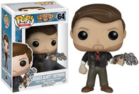 POP! Games #64: Bioshock Infinite - Booker DeWitt (Skyhook) (Funko POP!) Figure and Box w/ Protector