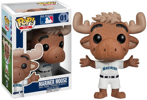 POP! MLB Mascots #01: Mariner Moose (Funko POP!) Figure and Box w/ Protector