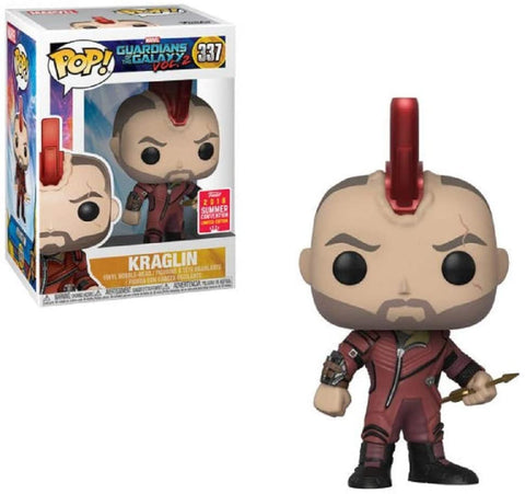 POP! Marvel #337: Guardians of the Galaxy Vol 2 - Kraglin (2018 Summer Convention Limited Edition) (Funko POP! Bobble-Head) Figure and Box w/ Protector