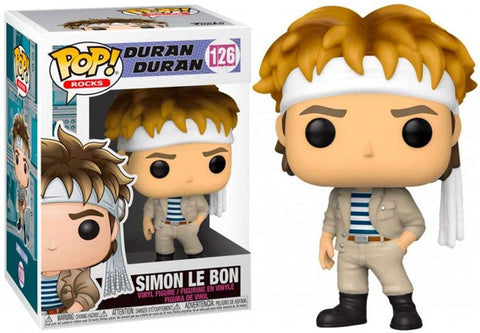 POP! Rocks #126: Duran Duran - Simon Le Bon (Funko POP!) Figure and Box w/ Protector