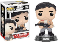 POP! Star Wars #117: The Force Awakens - Poe Dameron (Hot Topic Exclusive) (Funko POP! Bobble-Head) Figure and Box w/ Protector