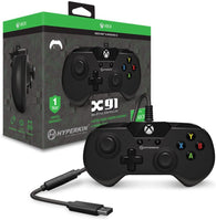 Hyperkin X91 Wired Gaming Controller Black (Xbox One) (NEW)