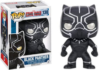 POP! Marvel #130: Captain America Civil War - Black Panther (Funko POP! Bobble-Head) Figure and Box w/ Protector