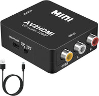 AV to HDMI Converter - Black (Mini) (AV2HDMI) NEW