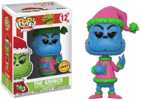 POP! Books #12: DR Seuss The Grinch - The Grinch (Limited Chase Edition) (Funko POP!) Figure and Box w/ Protector