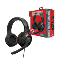 Black and Black "SoundTac" Universal Gaming Headset for Nintendo Switch & Lite / PS4/ Xbox One/ Wii U/ PC / Mac - Armor3 (NEW)