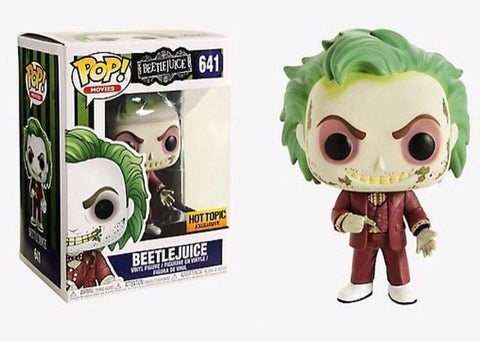 POP! Movies #641: Beetlejuice - Beetlejuice (Hot Topic Exclusive) (Funko POP!) Figure and Box w/ Protector