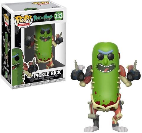 POP! Animation #333: Rick and Morty - Pickle Rick (Funko POP!) Figure and Box w/ Protector