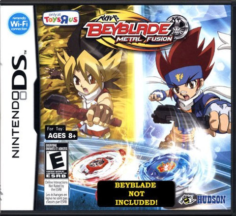 Beyblade: Metal Fusion (w/ Exclusive Toy's R US Cyber Pegasus 100HF Edition Case) (Nintendo DS) Pre-Owned