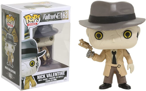 POP! Games #162: Fallout 4 - Nick Valentine (Funko POP!) Figure and Box w/ Protector