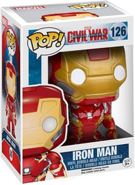 POP! Marvel #126: Captain America Civil War - Iron Man (Funko POP! Bobble-Head) Figure and Box w/ Protector