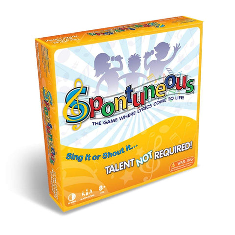 Spontuneous - The Song Game (Card and Board Games) NEW