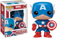 POP! Marvel Universe #06: Captain America (Funko POP! Bobble-Head) Figure and Box w/ Protector