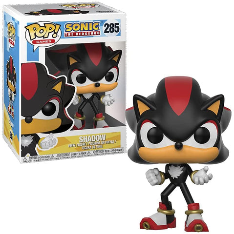 POP! Games #285: Sonic The Hedgehog - Shadow (Funko POP!) Figure and Box w/ Protector