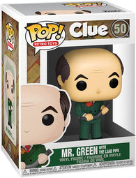 POP! Retro Toys #50: Clue - Mr. Green with the Lead Pipe (Funko POP!) Figure and Box w/ Protector
