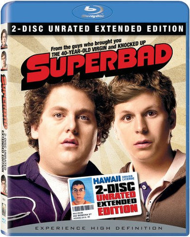 Superbad (Two-Disc Unrated Extended Edition) (Blu Ray) Pre-Owned