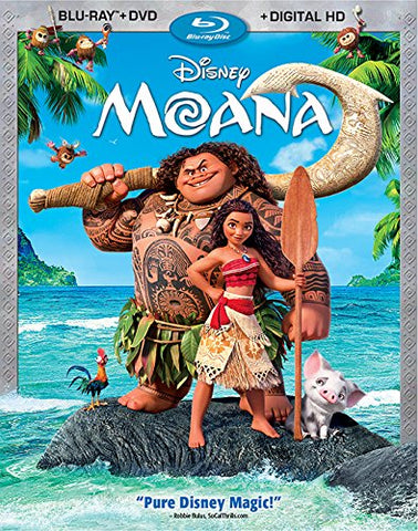 Moana (Blu Ray + DVD) Pre-Owned