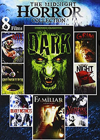 The Midnight Horror Collection: The Dark / Hellweek / Grim / The Greenskeeper / The Dead of Night / Deadly Instincts / The Familiar / Vampire Journals (DVD) Pre-Owned