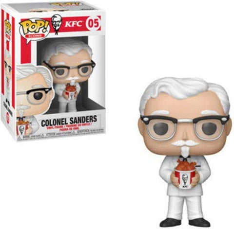 POP! Icons #05: KFC - Colonel Sanders (Funko POP!) Figure and Box w/ Protector