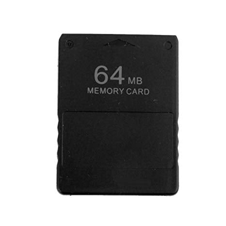Memory Card: 64MB (3rd Party) - Black (Playstation 2) Pre-Owned