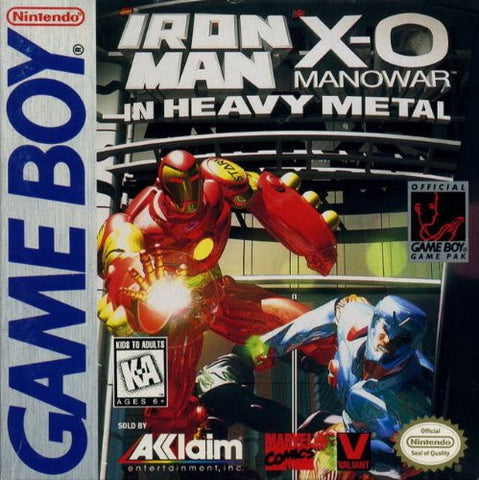 Iron Man/X-O Manowar in Heavy Metal (Nintendo Game Boy) Pre-Owned: Cartridge Only