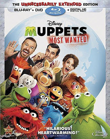 Muppets Most Wanted (Blu-ray + DVD) Pre-Owned