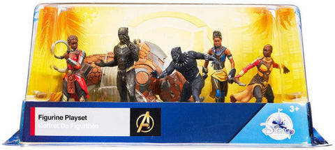 Disney Marvel Comics Black Panther 6 Piece Figure Play Set (Toys and Collectibles) NEW