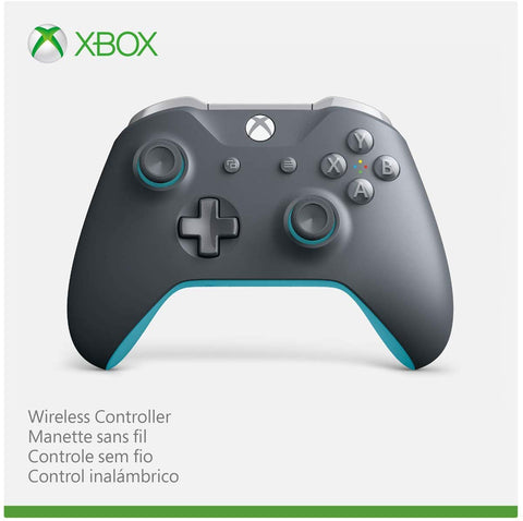 Wireless Controller - Grey and Blue (Official Microsoft Brand) (Xbox One Controller) NEW