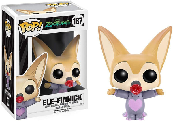 POP! Disney #187: Zootopia - Ele-Finnick (Funko POP!) Figure and Box w/ Protector (Box Damage)