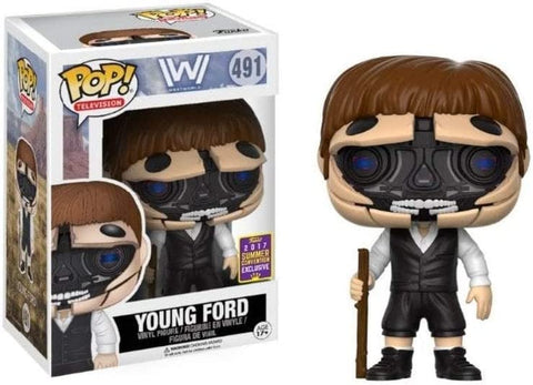 POP! Television #491: WestWorld - Young Ford (2017 Summer Convention Exclusive) (Funko POP!) Figure and Box w/ Protector