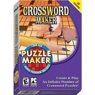 Crossword Maker/Puzzle Maker Twin Pak (PC) Pre-Owned: Game, Manual, and Box