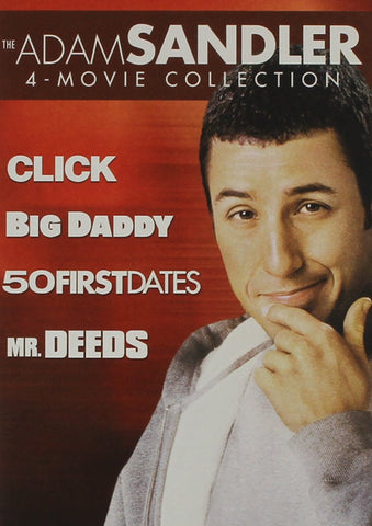 The Adam Sandler Collection: (Click / Big Daddy / 50 First Dates / Mr. Deeds)  (DVD) Pre-Owned