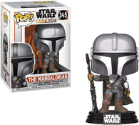 POP! Star Wars #345: The Mandalorian (Funko POP! Bobble-Head) Figure and Box w/ Protector