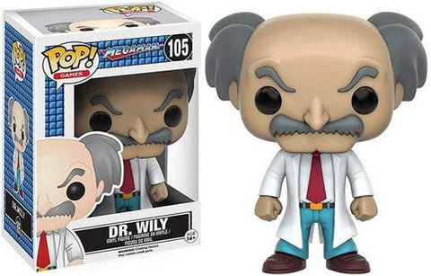 POP! Games #105: Megaman - Dr. Wily (Funko POP!) Figure and Box w/ Protector