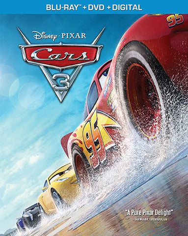 Cars 3 (Blu Ray + DVD) Pre-Owned