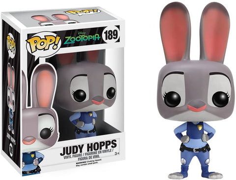 POP! Disney #189: Zootopia - Judy Hopps (Funko POP!) Figure and Box w/ Protector