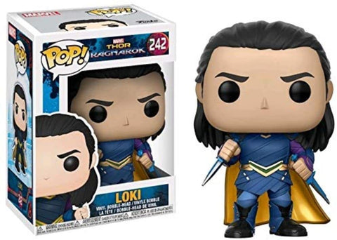 POP! Marvel #242: Thor Ragnarok - Loki (Funko POP! Bobble-Head) Figure and Box w/ Protector