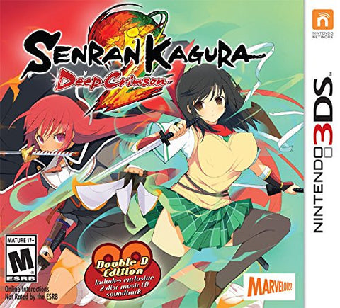Senran Kagura 2: Deep Crimson - Double D Edition (Nintendo 3DS) NEW