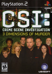 CSI: 3 Dimensions of Murder (Playstation 2) Pre-Owned: Game, Manual, and Case
